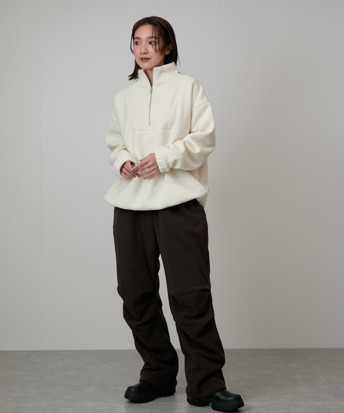 「NERGY」 イージーパンツ FREE ダークブラウン レディース_画像5