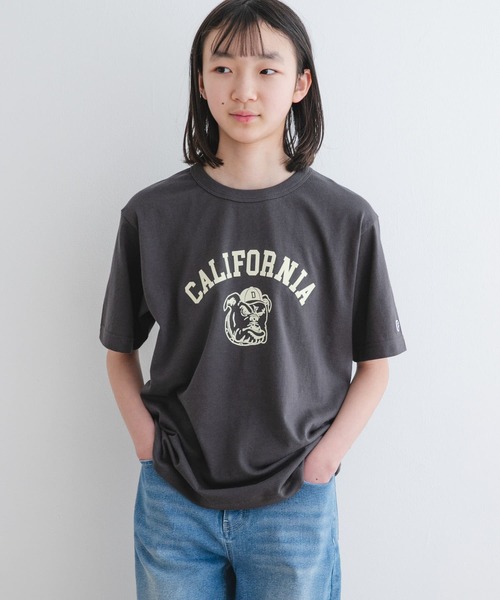 tシャツ 「WEB/一部店舗限定」「別注」Champion×DOORS　BULLDOG Tシャツ(KIDS) キッズ 子供服 男の子 女の子 | Champion | 02