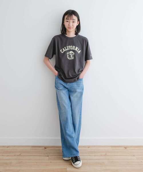 tシャツ 「WEB/一部店舗限定」「別注」Champion×DOORS　BULLDOG Tシャツ(KIDS) キッズ 子供服 男の子 女の子 | Champion | 06