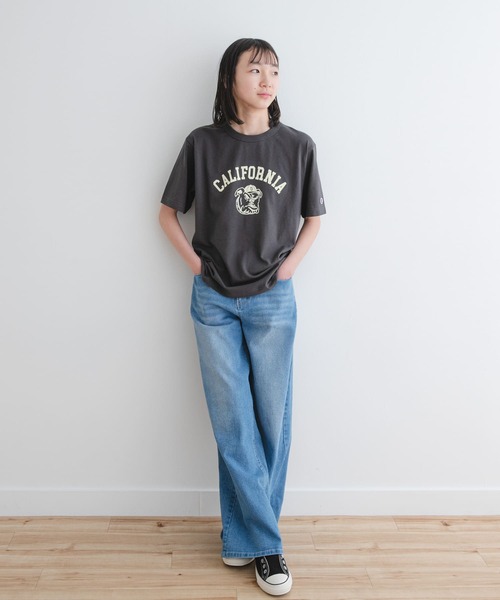 tシャツ 「WEB/一部店舗限定」「別注」Champion×DOORS　BULLDOG Tシャツ(KIDS) キッズ 子供服 男の子 女の子 | Champion | 07