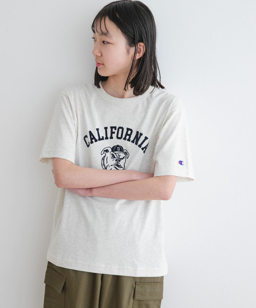 tシャツ 「WEB/一部店舗限定」「別注」Champion×DOORS　BULLDOG Tシャツ(KIDS) キッズ 子供服 男の子 女の子 | Champion | 12