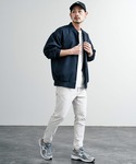 パンツ 接触冷感 多機能ストレッチスリムテーパ...の詳細画像4
