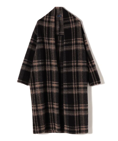 SHIPS（シップス） ノーカラーコート ONE SIZE ブラウン レディース