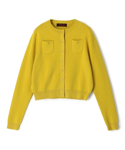CABAN グリーン ニット カーディガン XS 正規品 CABaN 「CABaN」 ニットカーディガン S ライトベージュ