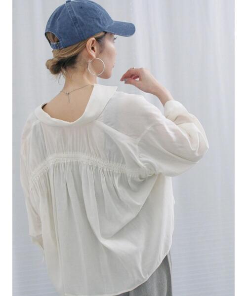 Samansa Mos2 blue（サマンサモスモスブルー） ブラウス シャツ