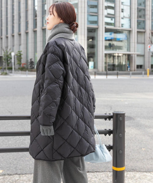 URBAN RESEARCH DOORS」 ダウンコート MEDIUM カーキ レディース URBAN 