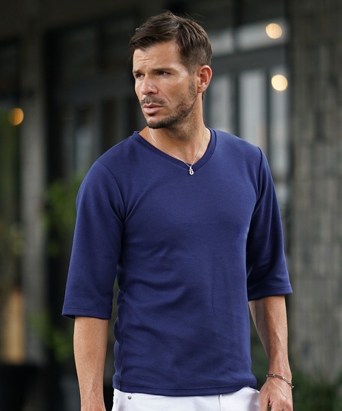 SOMEDIFF（サムディフ） tシャツ 「SOMEDIFF」7分袖プレミアム