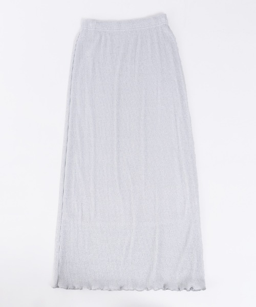「WC」 ニットスカート FREE シルバー レディース_画像8