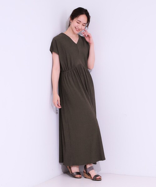 フレンチ風 ニットワンピース ツーピースドレス 上品 ゆったり 千鳥格子 ニットワンピース ノースリーブ ワンピース. ドレス