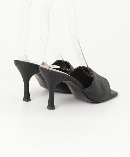 CHARLES & KEITH サンダル ミュール ブラック 23㎝ ヒール 夏 CHARLES ＆ KEITH 「charles&keith」 ミュール 34 ブラック