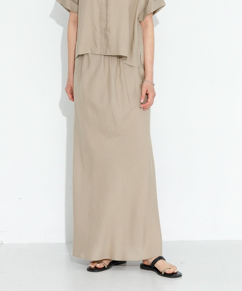リネン混マーメイドスカート Sonny Label｜リネン混セミマーメイドスカート | Rakuten