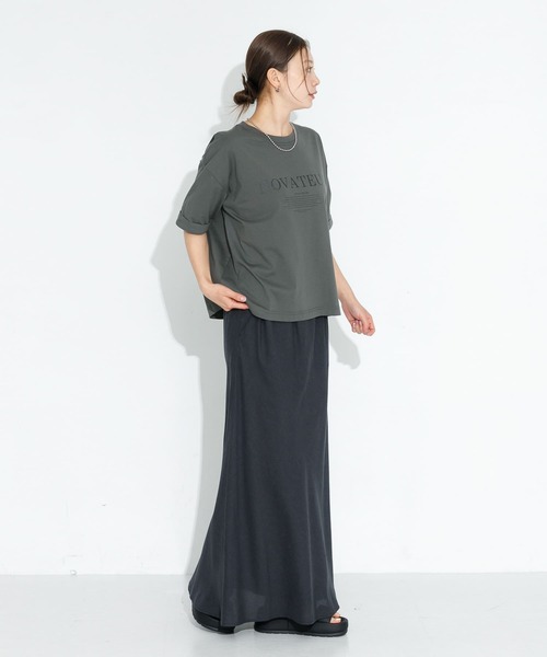 URBAN RESEARCH Sonny Label スカート リネン混セミマーメイド