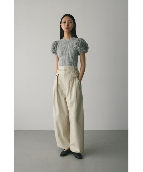 メゾンエウレカ　ワイドチノパンツ レディース MAISON EUREKA（メゾンエウレカ）の「【MAISON EUREKA(メゾン