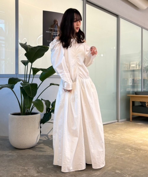 HONEY MI HONEY(ハニーミーハニー) ワンピース shoulder cut off HONEY MI HONEY(ハニーミーハニー) ワンピース shoulder cut off