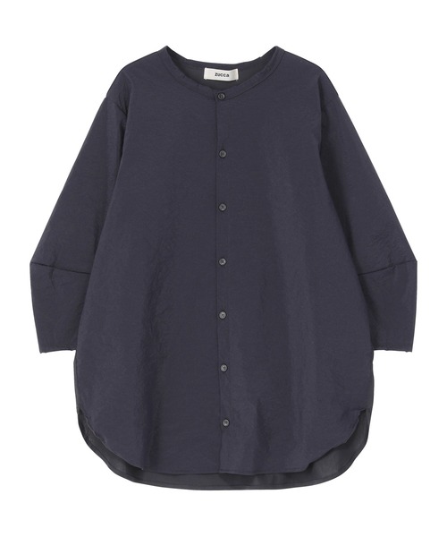 「ZUCCa」 カーディガン M size ネイビー レディース