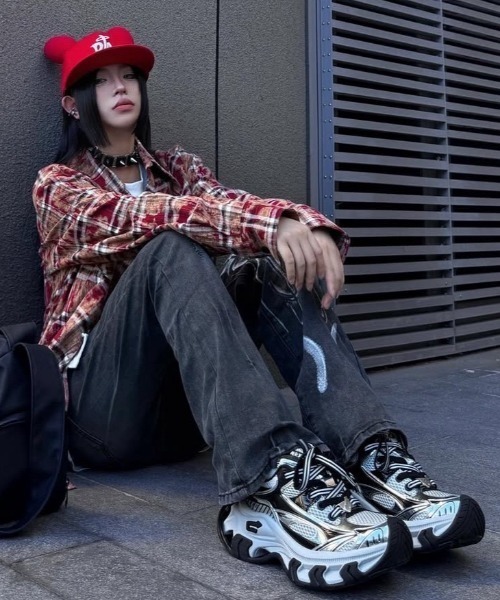 スニーカー 「NEXT IMPULSIVE」Papillon Series / 「ネクストインプルーシブ」ボリュームスニーカー メンズ レディースの画像