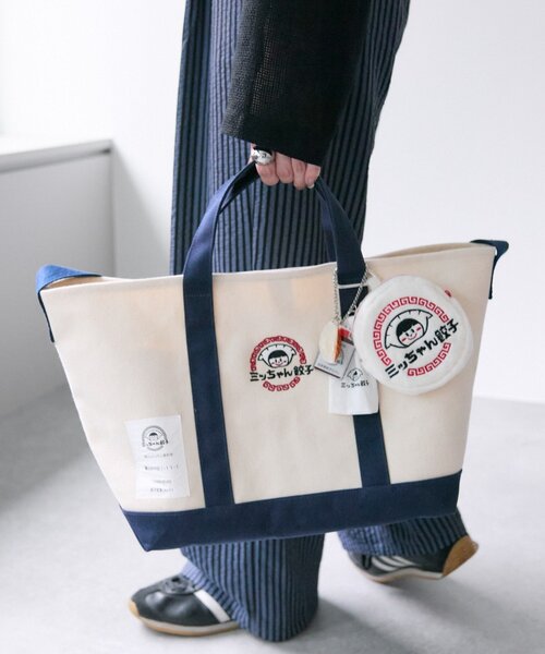 ◆BrooklynCham×ear◆トートバッグ イアパピヨネ A4対応☆ ear PAPILLONNER トートバッグ SNS総再生数350万越え！「A4