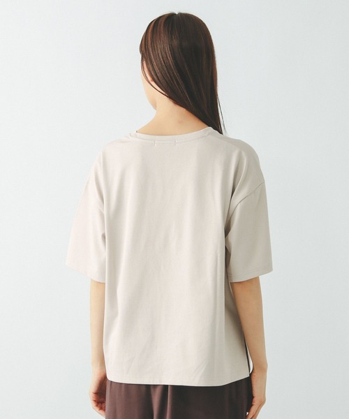 美品 goa ゴア ムラ染めカットソー goa（ゴア）の「ムラ染アフガンストール×tee SET（Tシャツ