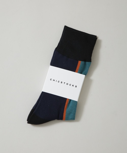 CHICSTOCKS 靴下 CHICSTOCKS/CENTER LINE メンズ : ZOZOTOWN Yahoo!店