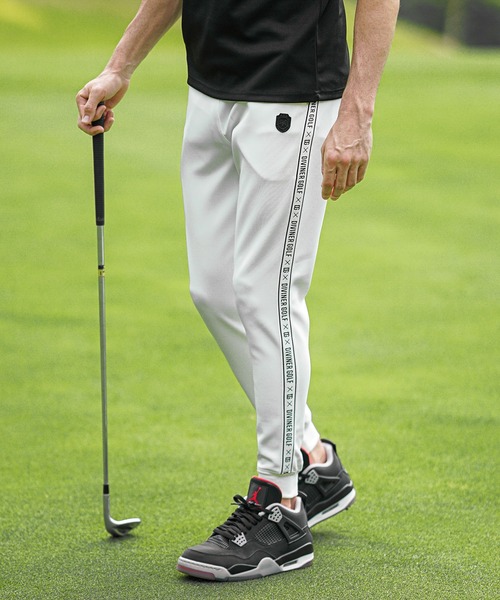 M*Y様 DIVINER GOLF ディバイナー ジョガーパンツ DIVINER GOLF パンツ 「DIVINER GOLF」サイドロゴラインジョガー