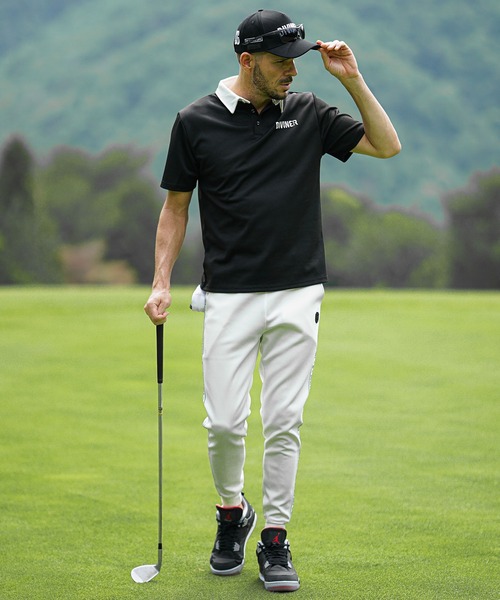 DIVINER GOLF パンツ 「DIVINER GOLF」サイドロゴラインジョガー