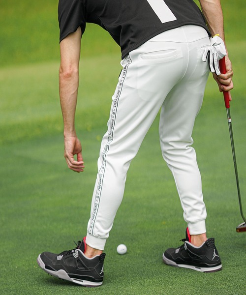 DIVINER GOLF パンツ 「DIVINER GOLF」サイドロゴラインジョガー