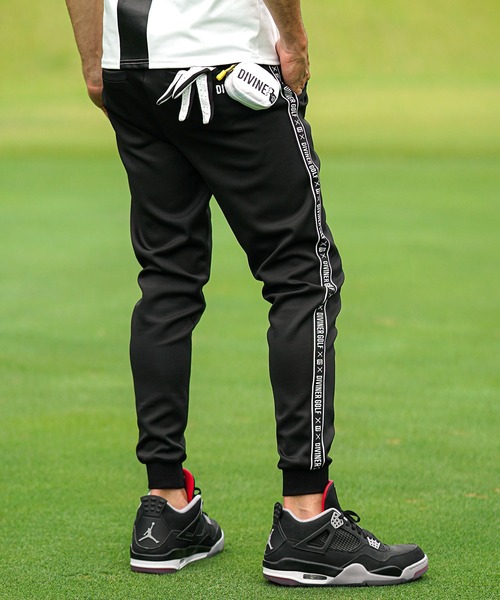 M*Y様 DIVINER GOLF ディバイナー ジョガーパンツ DIVINER GOLF パンツ 「DIVINER GOLF」サイドロゴラインジョガー