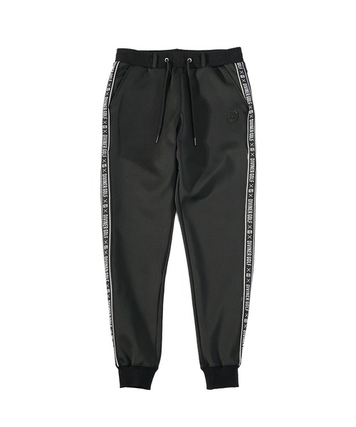 8 YARDS ブラックパンツ サイドストライプ 8YARDS | SIDELINE STRETCH CHINOS