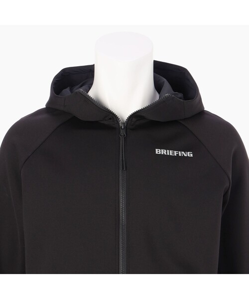BRIEFING 「BRIEFING」 ジップアップパーカー L ブラック メンズ