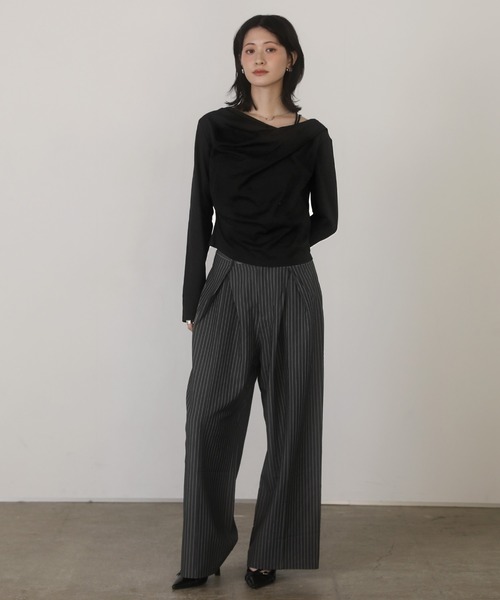 shetila（シェティラ） tシャツ 「2WAY」鎖骨がキレイに見える
