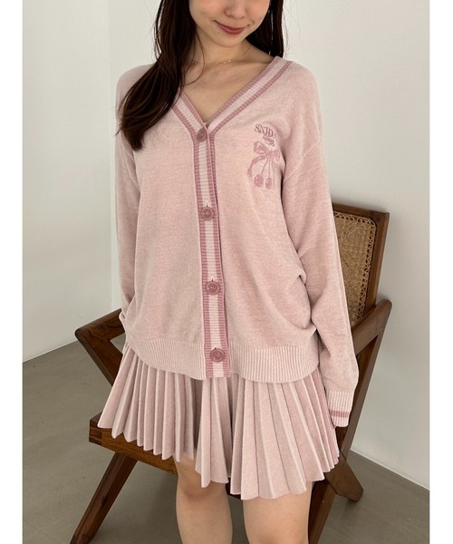 SNIDEL HOME パジャマ ルームウェア チェリーシリーズカーディガン