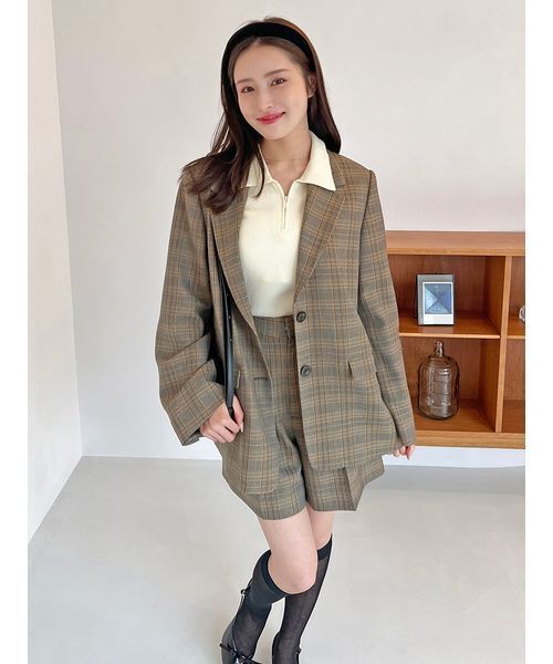 SNIDEL（スナイデル） ニット セーター ハーフジップポロニットプル