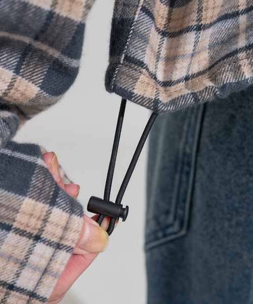 ブラウス シャツ Foxfire × FREAK'S STORE/フォックスファイヤー 別注 フード付き ネルシャツ レディース | FREAK'S STORE | 04