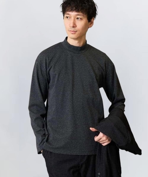 Goavネックカットソー a.v.v（アー・ヴェ・ヴェ） tシャツ ポンチモックネックカットソー