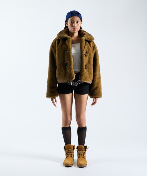 ジャケット・アウター fur blouson FTW ブルゾン アウター F/FUR VOLUME BLOUSON レディース : ZOZOTOWN