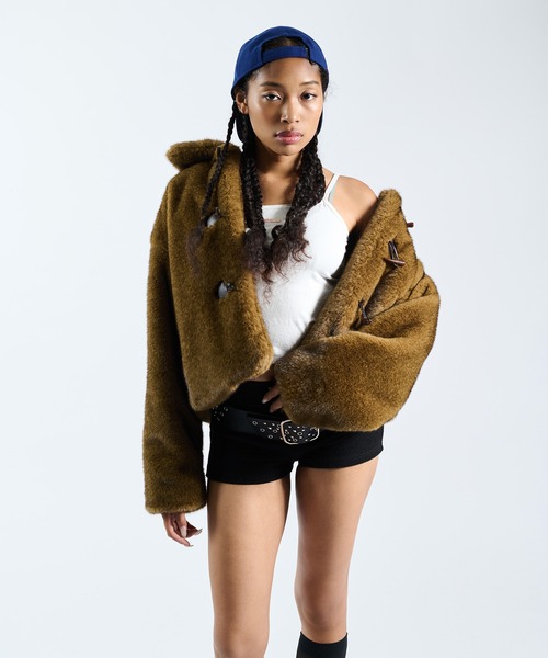 ジャケット・アウター fur blouson FTW ブルゾン アウター F/FUR VOLUME BLOUSON レディース : ZOZOTOWN