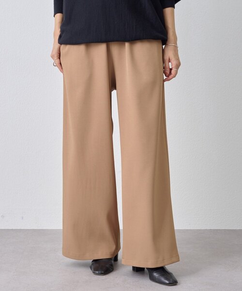 BEARDSLEY（ビアズリー） パンツ 裏起毛ウエストリブパンツ レディース