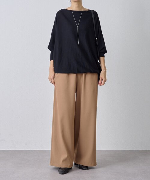 BEARDSLEY（ビアズリー） パンツ 裏起毛ウエストリブパンツ レディース