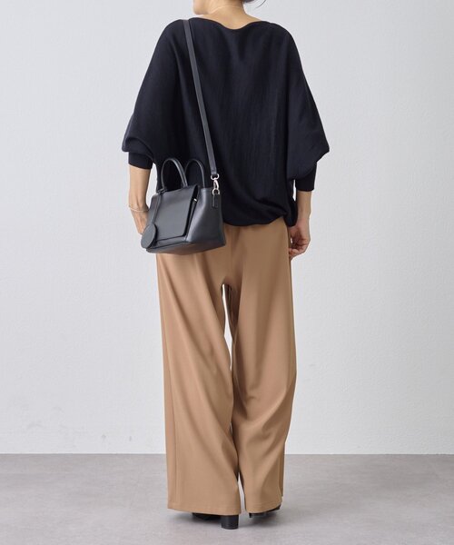 BEARDSLEY（ビアズリー） パンツ 裏起毛ウエストリブパンツ レディース