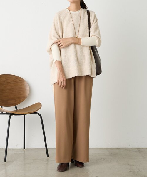 BEARDSLEY（ビアズリー） パンツ 裏起毛ウエストリブパンツ レディース