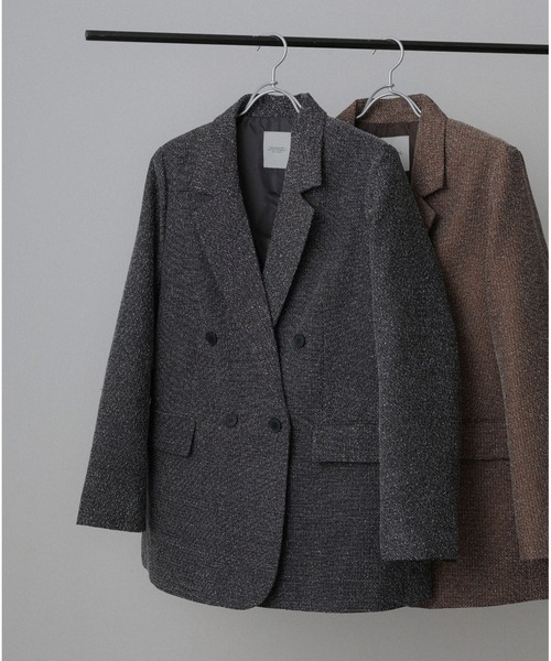 Floran ジャケット テーラードジャケット ツイードテーラード
