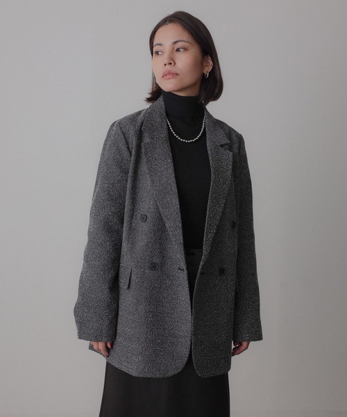 Floran ジャケット テーラードジャケット ツイードテーラード