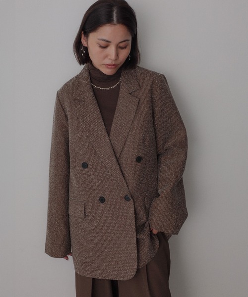 Floran ジャケット テーラードジャケット ツイードテーラード