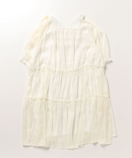 「gossip!ロサンゼルス」 半袖ワンピース M オフホワイト レディース_画像2