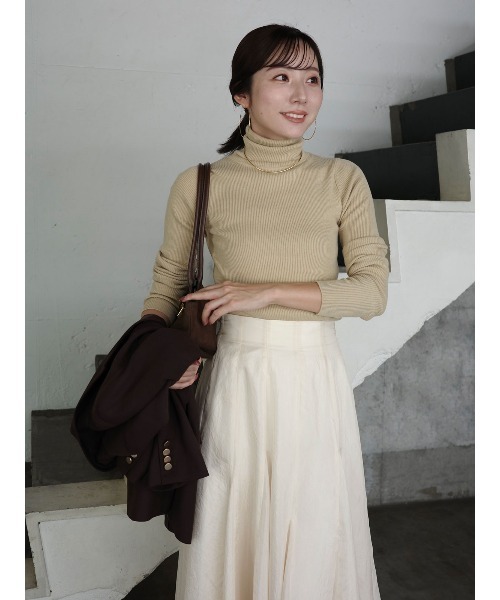 anuans（アニュアンス） スカート ファインシアーフレアスカート