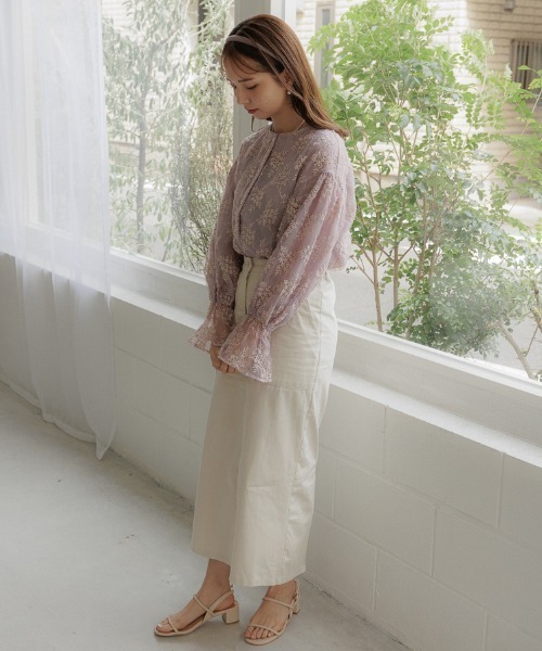 「flower」 スカート FREE ブラック レディース_画像6