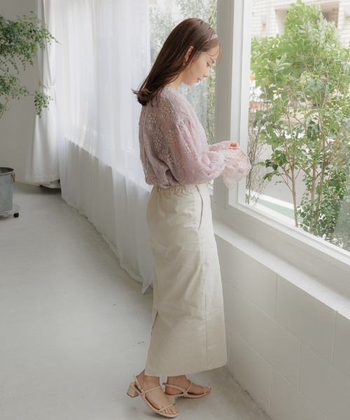 「flower」 スカート FREE ブラック レディース_画像7