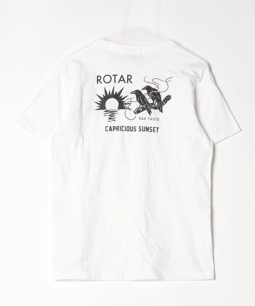 「ROTAR」 半袖Tシャツ MEDIUM ホワイト メンズ_画像2