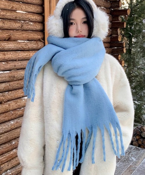 lulufa マフラー ストール カラーアソートビッグストール/マフラー