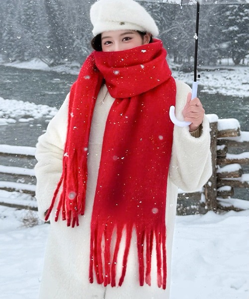 lulufa マフラー ストール カラーアソートビッグストール/マフラー